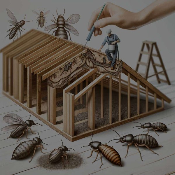 Comment choisir et appliquer le bon traitement contre les termites dans une charpente ?