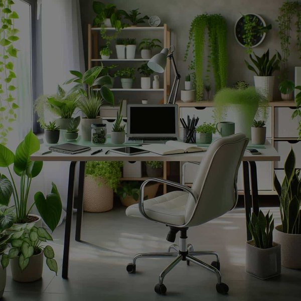 Quelles sont les meilleures plantes pour créer un espace de travail vert et productif à la maison ?