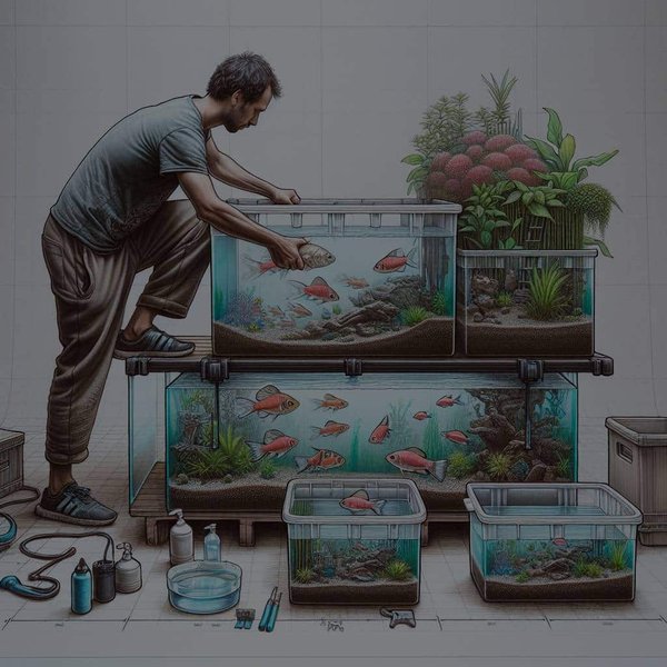Quelles astuces pour déménager un grand aquarium sans stresser les poissons ?