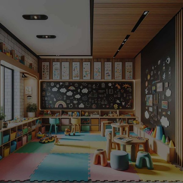 Quelle est la dernière tendance en matière de design de salle de jeux pour enfants qui allie sécurité et créativité ?