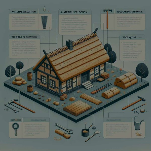 Quelles sont les meilleures pratiques pour l'entretien d'un toit en chaume ?