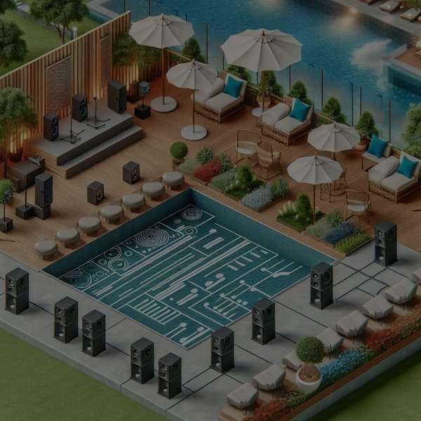 Comment optimiser l'acoustique autour de votre piscine pour des événements extérieurs ?