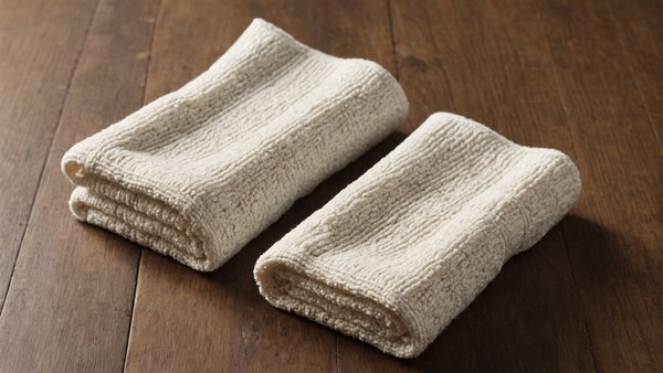 Gant de toilette bio en coton organique pour peau sensible