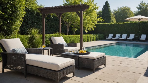 Aménagements extérieurs : terrasse, clôtures et piscines